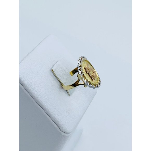 ❤️ 14k gold ring sweet 15 quinceañera ❤️ Size 5.5